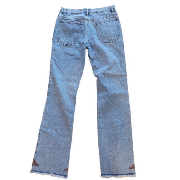 Vintage Calvin Klein 80's Embroidered Straight Jeans - Picture 4 of 8